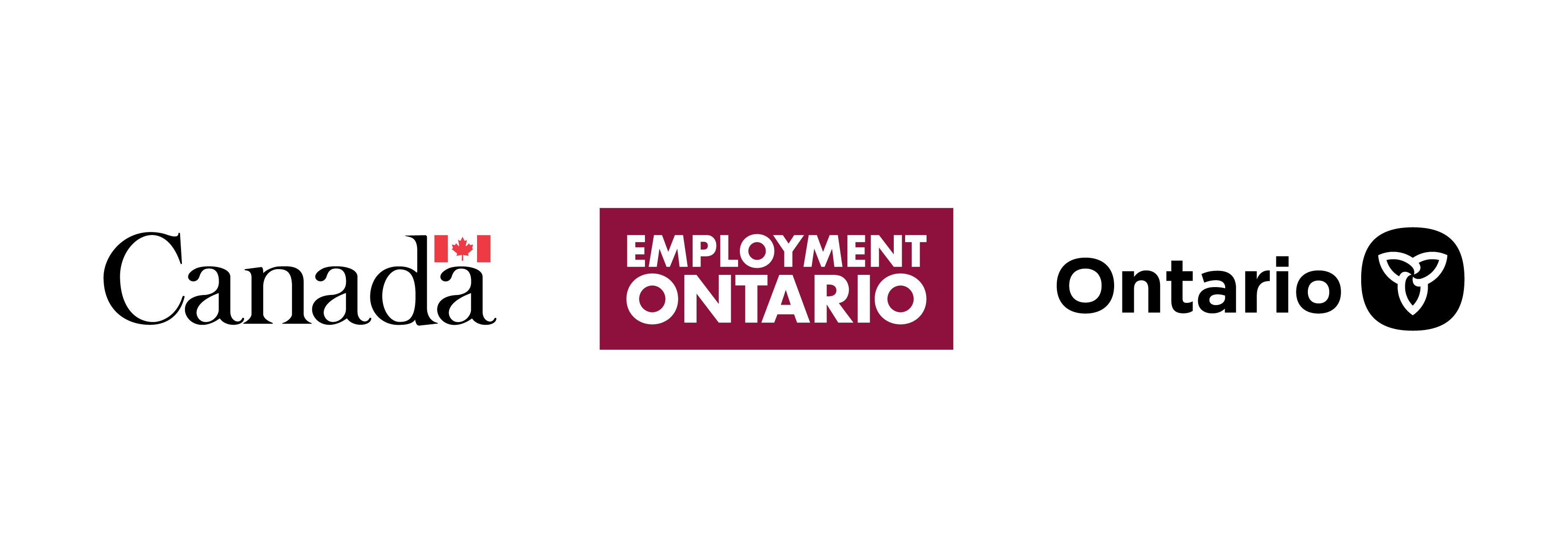 Logos: Government of Canada, Employment Ontario, Province of Ontario